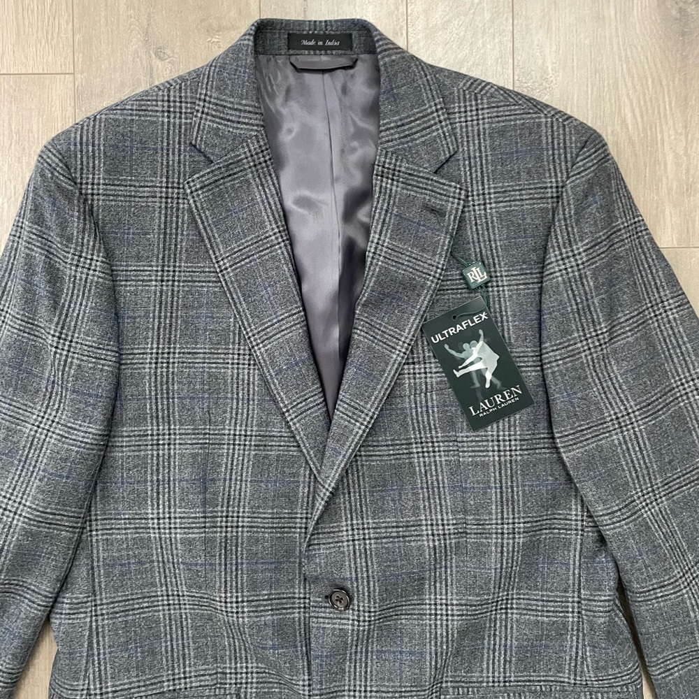Ralph Lauren Grey Sports Coat 40Reg NWT - Picture 5 of 10